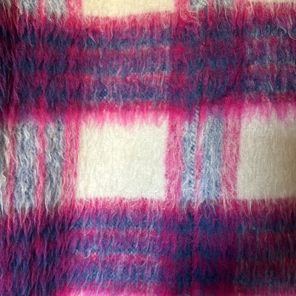 BlankNYC Long Plaid Shacket Coat, Small - Picture 3 of 6